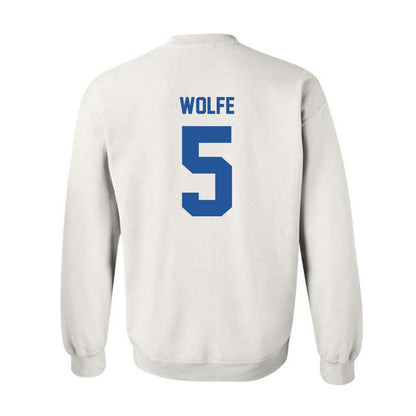 MTSU - NCAA Baseball : Matt Wolfe - Classic Shersey Crewneck Sweatshirt-1