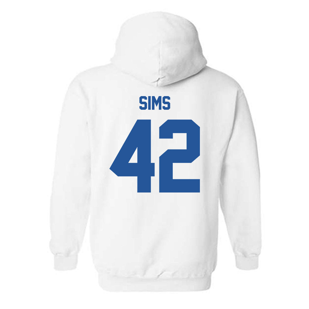 MTSU - NCAA Football : Lagarrius Sims - Classic Shersey Hooded Sweatshirt-1