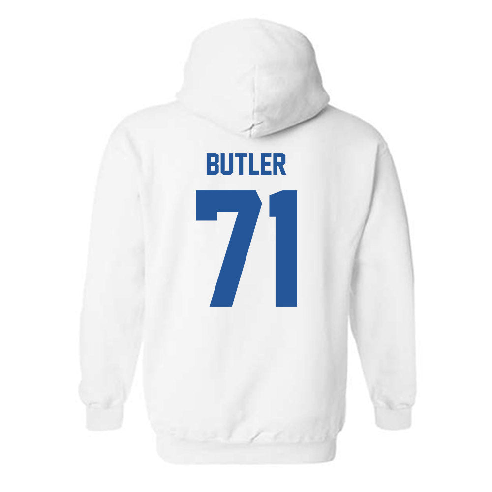 MTSU - NCAA Football : Quentin Butler - Classic Shersey Hooded Sweatshirt-1