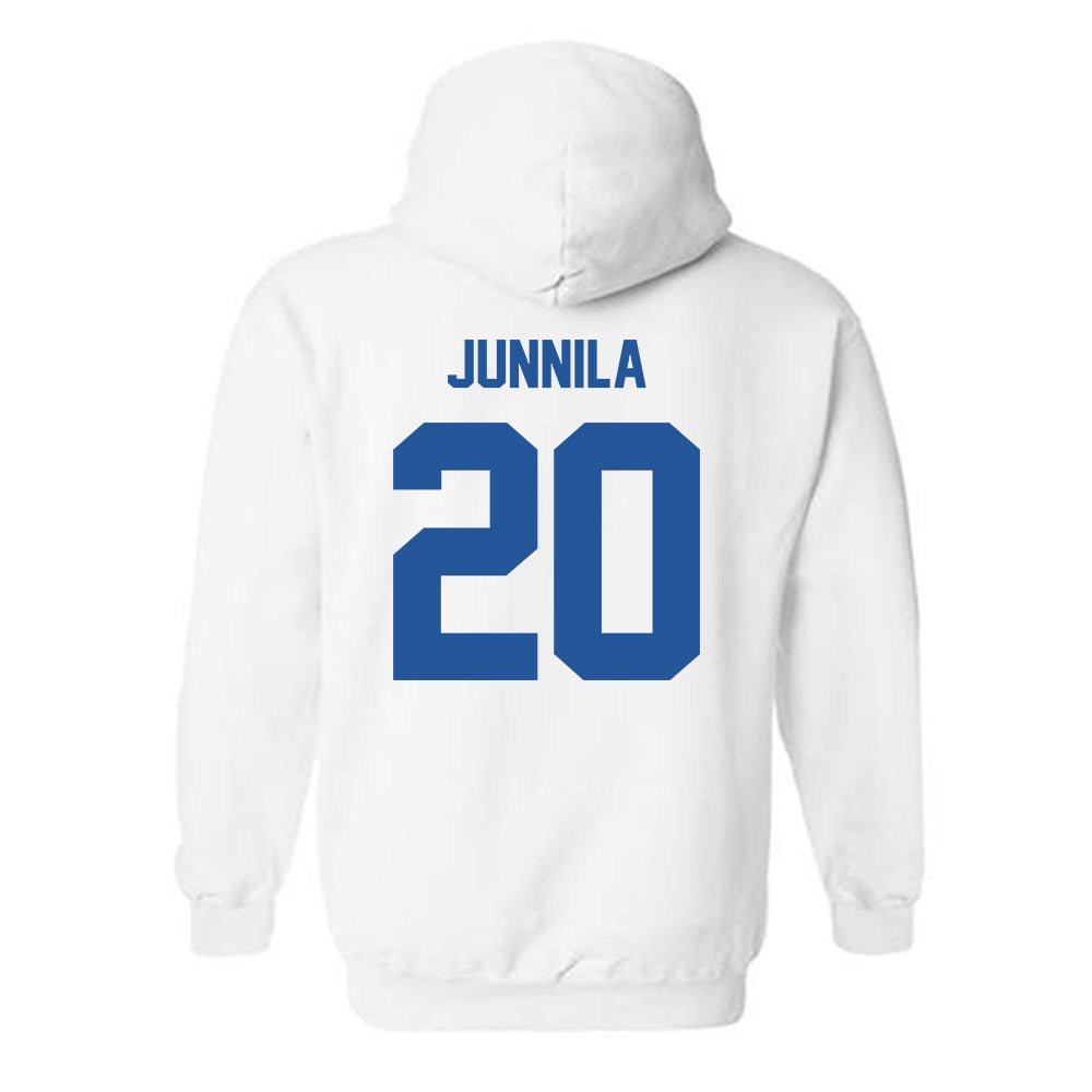 MTSU - NCAA Baseball : Jaxon Junnila - Classic Shersey Hooded Sweatshirt-1
