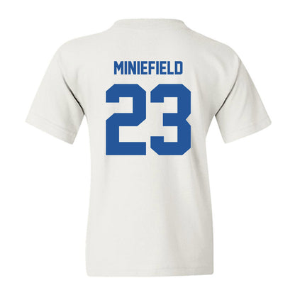 MTSU - NCAA Football : KJ Miniefield - Classic Shersey Youth T-Shirt-1