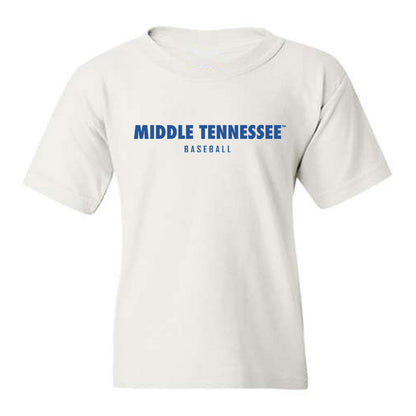 MTSU - NCAA Baseball : Matt Wolfe - Classic Shersey Youth T-Shirt-0