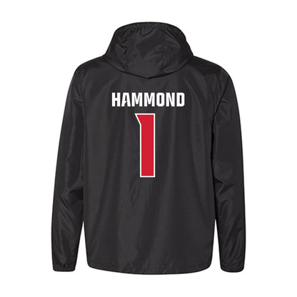 NC State - NCAA Men's Basketball : Christian Hammond - Windbreaker-1