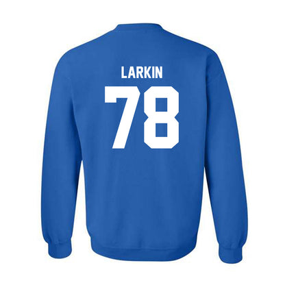 MTSU - NCAA Football : Kyle Larkin - Classic Shersey Crewneck Sweatshirt-1