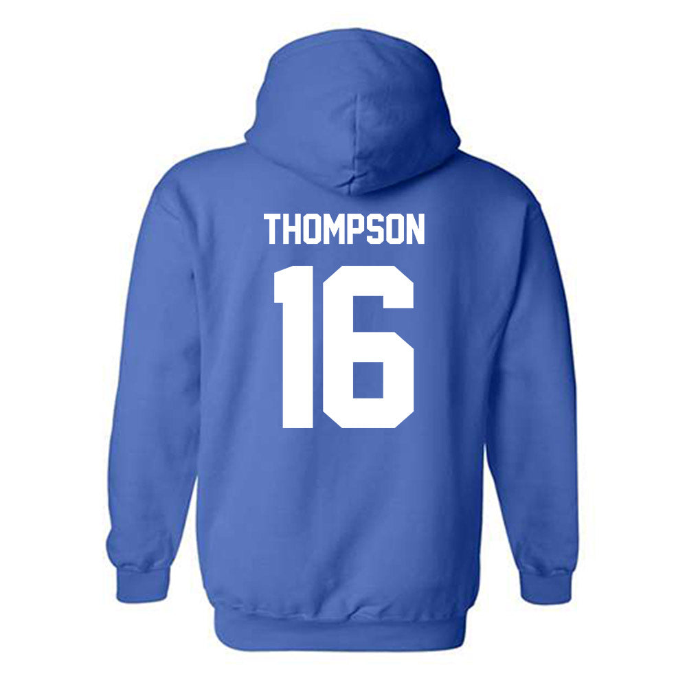 MTSU - NCAA Football : Jaiyden Thompson - Classic Shersey Hooded Sweatshirt-1