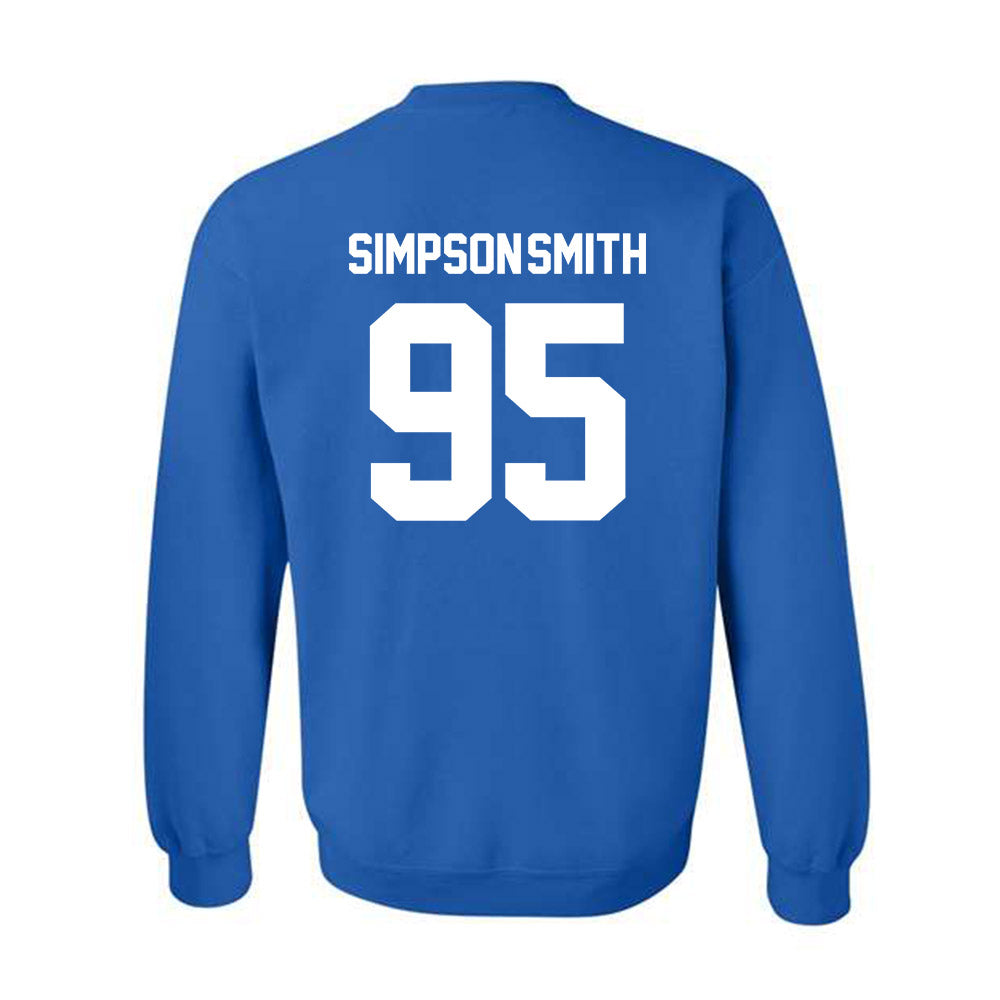 MTSU - NCAA Football : Zeion Simpson-smith - Classic Shersey Crewneck Sweatshirt-1