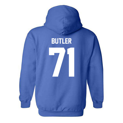 MTSU - NCAA Football : Quentin Butler - Classic Shersey Hooded Sweatshirt-1