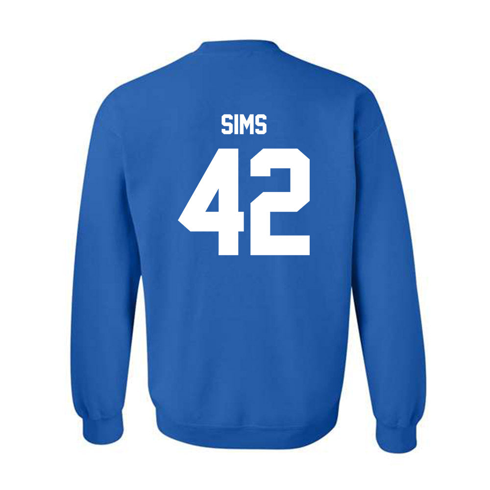 MTSU - NCAA Football : Lagarrius Sims - Classic Shersey Crewneck Sweatshirt-1