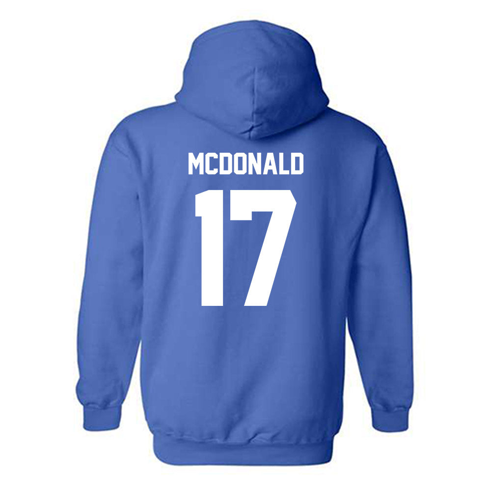 MTSU - NCAA Softball : Lucie McDonald - Classic Shersey Hooded Sweatshirt-1