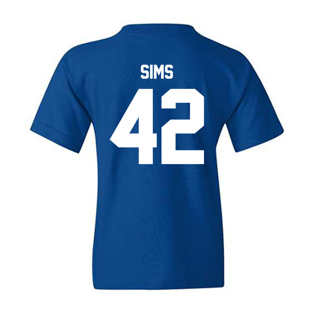 MTSU - NCAA Football : Lagarrius Sims - Classic Shersey Youth T-Shirt-1