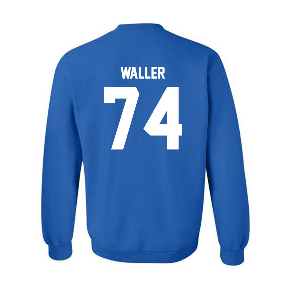 MTSU - NCAA Football : Jonathan Waller - Classic Shersey Crewneck Sweatshirt-1