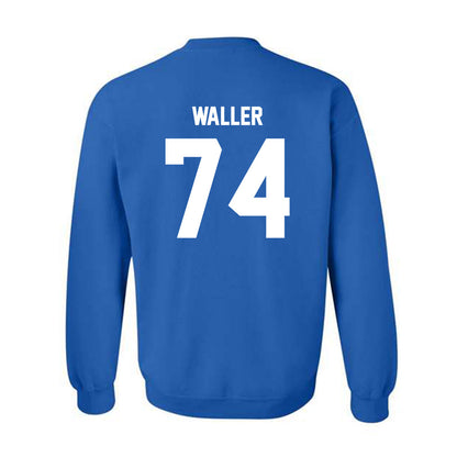 MTSU - NCAA Football : Jonathan Waller - Classic Shersey Crewneck Sweatshirt-1