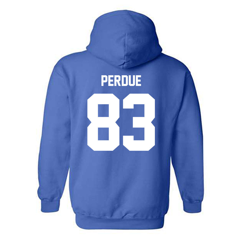 MTSU - NCAA Football : Koraun Perdue - Classic Shersey Hooded Sweatshirt-1
