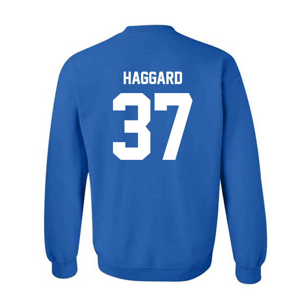 MTSU - NCAA Football : Justis Haggard - Classic Shersey Crewneck Sweatshirt-1