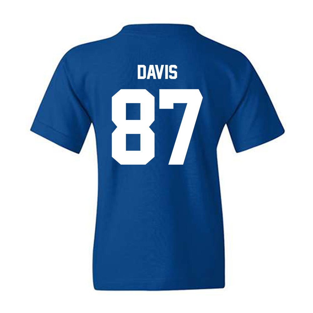 MTSU - NCAA Football : Chase Davis - Classic Shersey Youth T-Shirt-1