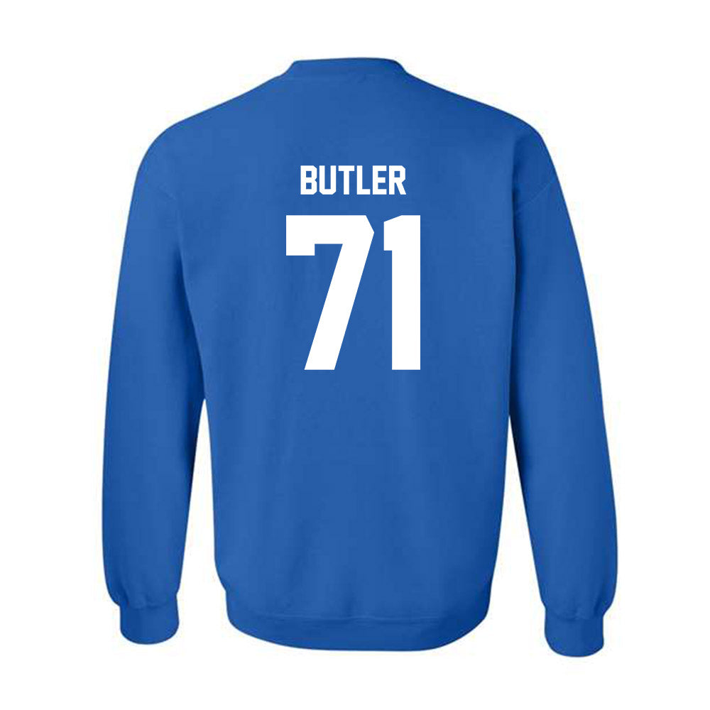 MTSU - NCAA Football : Quentin Butler - Classic Shersey Crewneck Sweatshirt-1