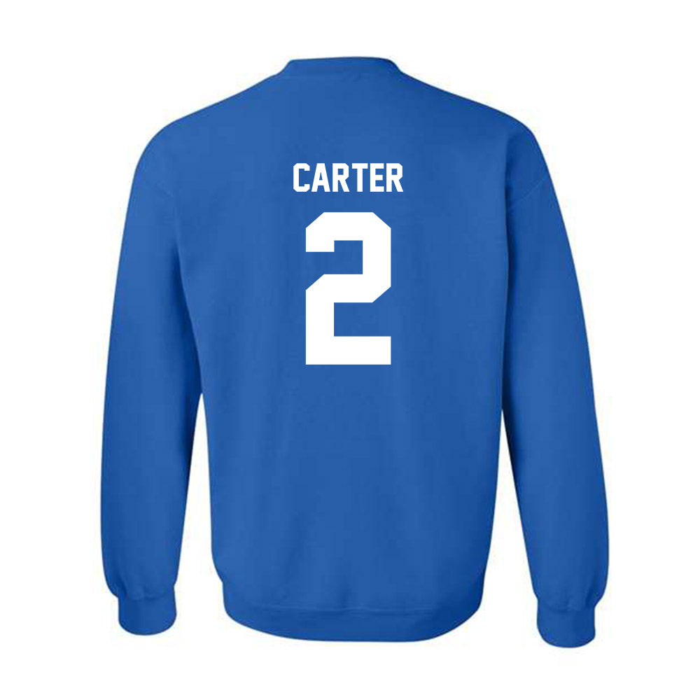MTSU - NCAA Men's Basketball : Jahvin Carter - Classic Shersey Crewneck Sweatshirt-1
