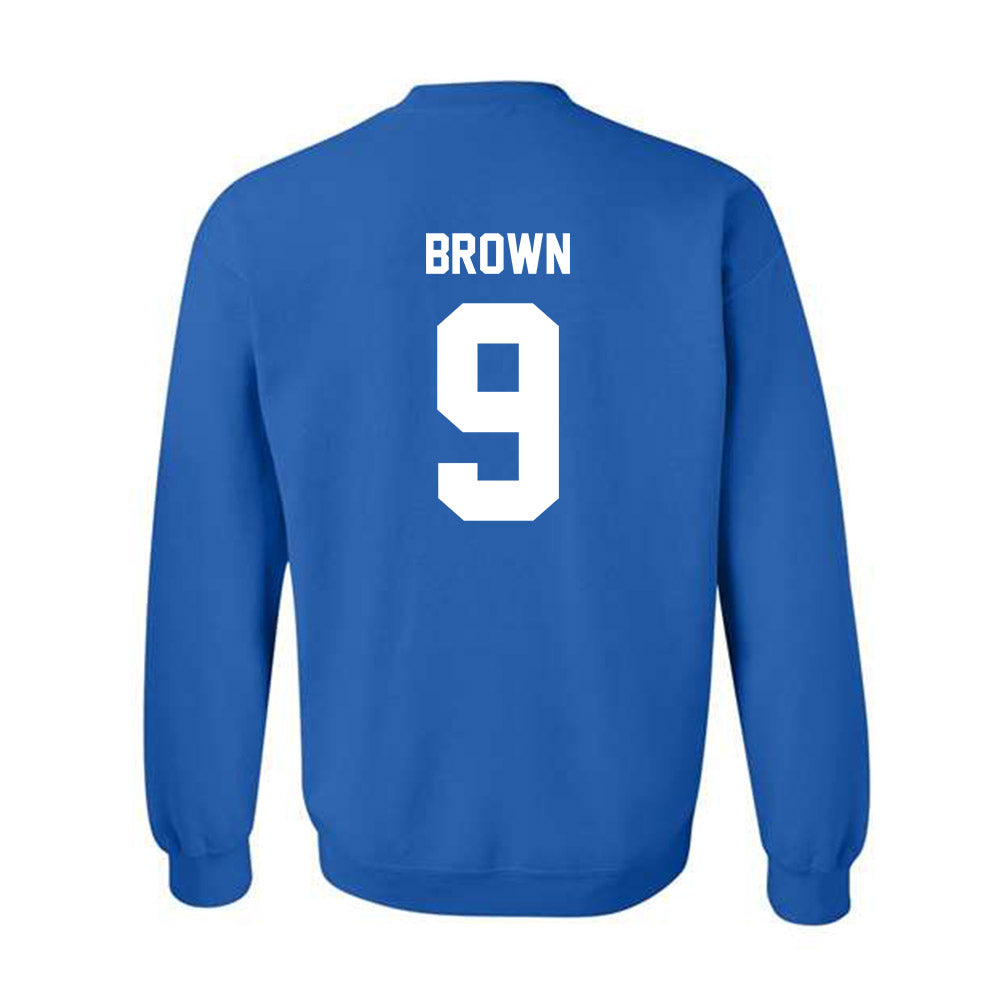 MTSU - NCAA Football : Terrence Brown - Classic Shersey Crewneck Sweatshirt-1