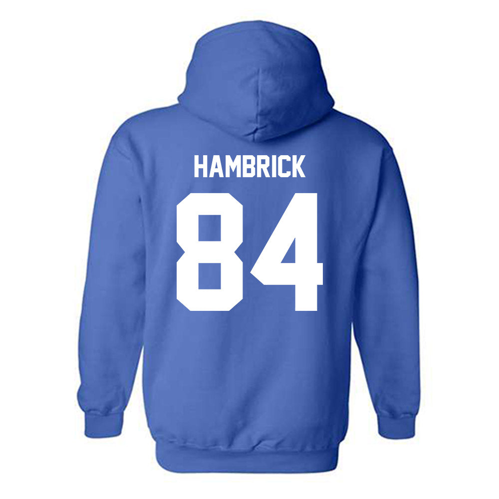 MTSU - NCAA Football : Jadin Hambrick - Classic Shersey Hooded Sweatshirt-1