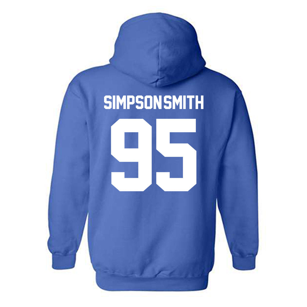 MTSU - NCAA Football : Zeion Simpson-smith - Classic Shersey Hooded Sweatshirt-1