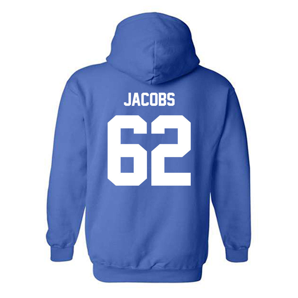 MTSU - NCAA Football : Tim Jacobs - Classic Shersey Hooded Sweatshirt-1