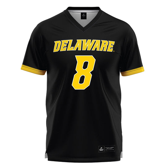 Delaware - NCAA Men's Lacrosse : TJ Gravante - Black Lacrosse Jersey -0