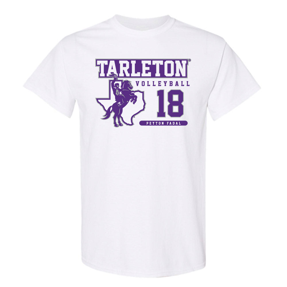 Tarleton State - NCAA Women's Volleyball : Peyton Fadal - Classic Fashion Shersey T-Shirt-0