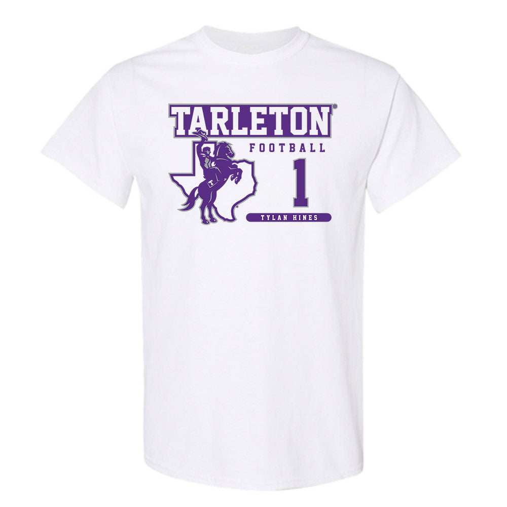 Tarleton State - NCAA Football : Tylan Hines - Classic Fashion Shersey T-Shirt-0