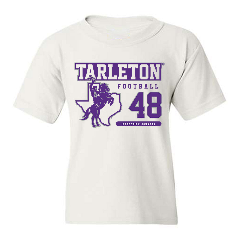 Tarleton State - NCAA Football : Broderick Johnson - Classic Fashion Shersey Youth T-Shirt-0
