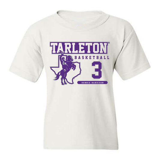 Tarleton State - NCAA Men's Basketball : Ronnie Harrison - Classic Fashion Shersey Youth T-Shirt-0