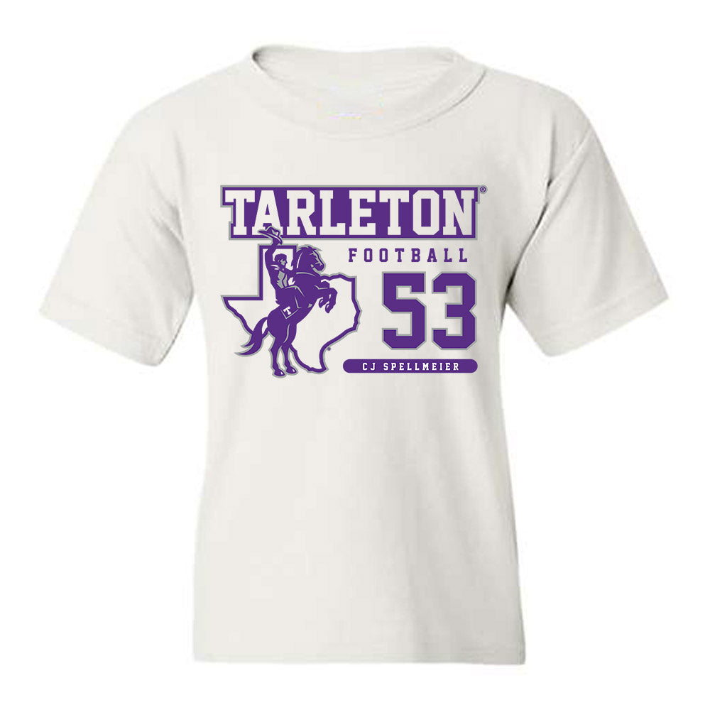 Tarleton State - NCAA Football : CJ Spellmeier - Classic Fashion Shersey Youth T-Shirt-0