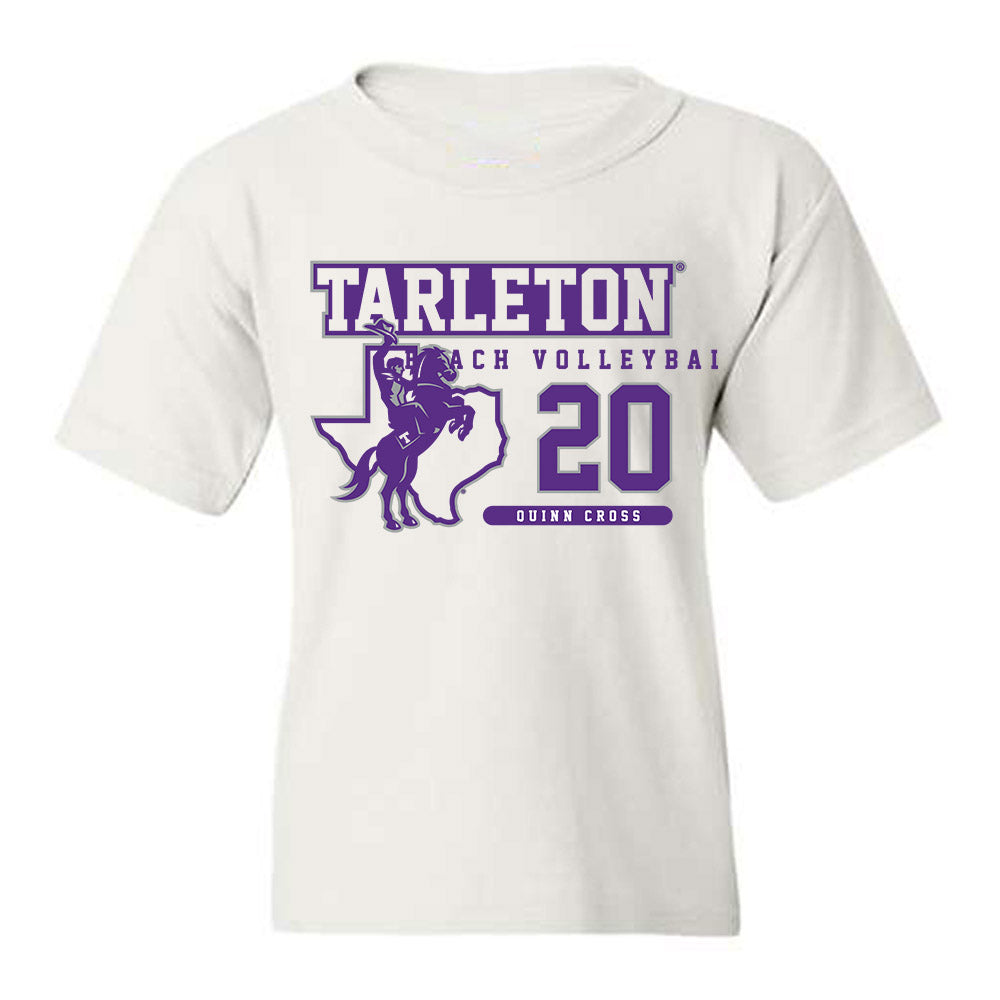Tarleton State - NCAA Beach Volleyball : Quinn Cross - Classic Fashion Shersey Youth T-Shirt-0