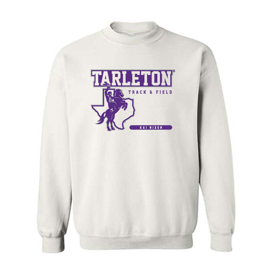 Tarleton State - NCAA Women's Track & Field : Kai Nixon - Classic Fashion Shersey Crewneck Sweatshirt-0