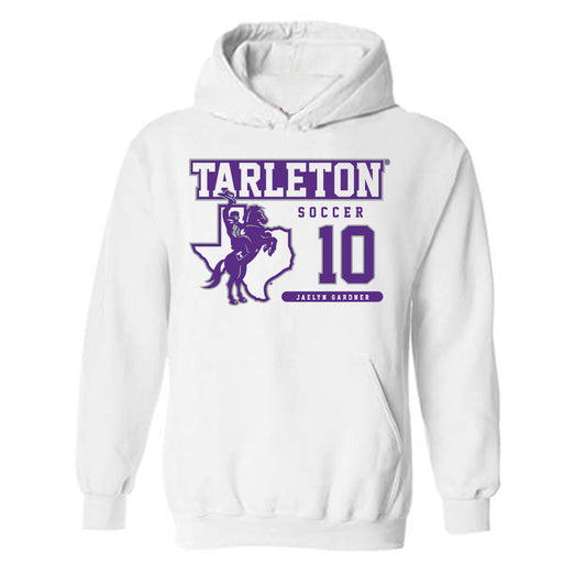 Tarleton State - NCAA Women's Soccer : Jaelyn Gardner - Classic Fashion Shersey Hooded Sweatshirt-0