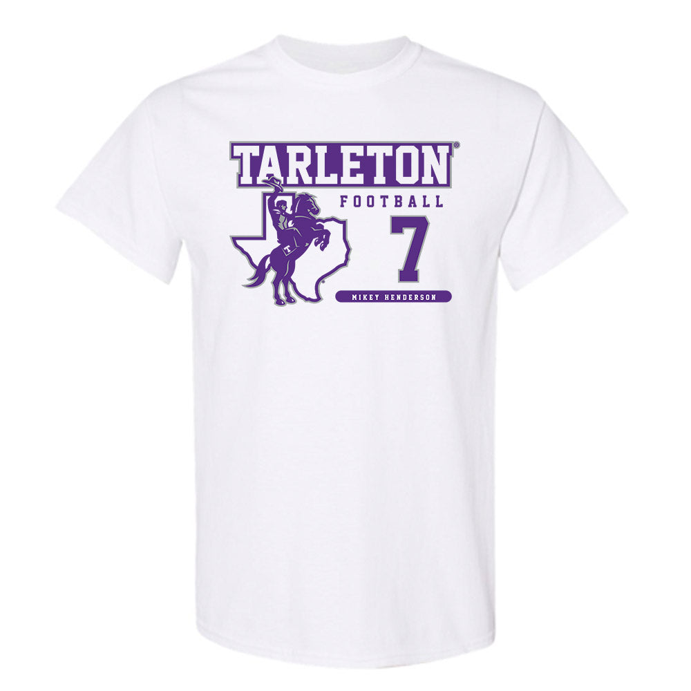Tarleton State - NCAA Football : Mikey Henderson - Classic Fashion Shersey T-Shirt