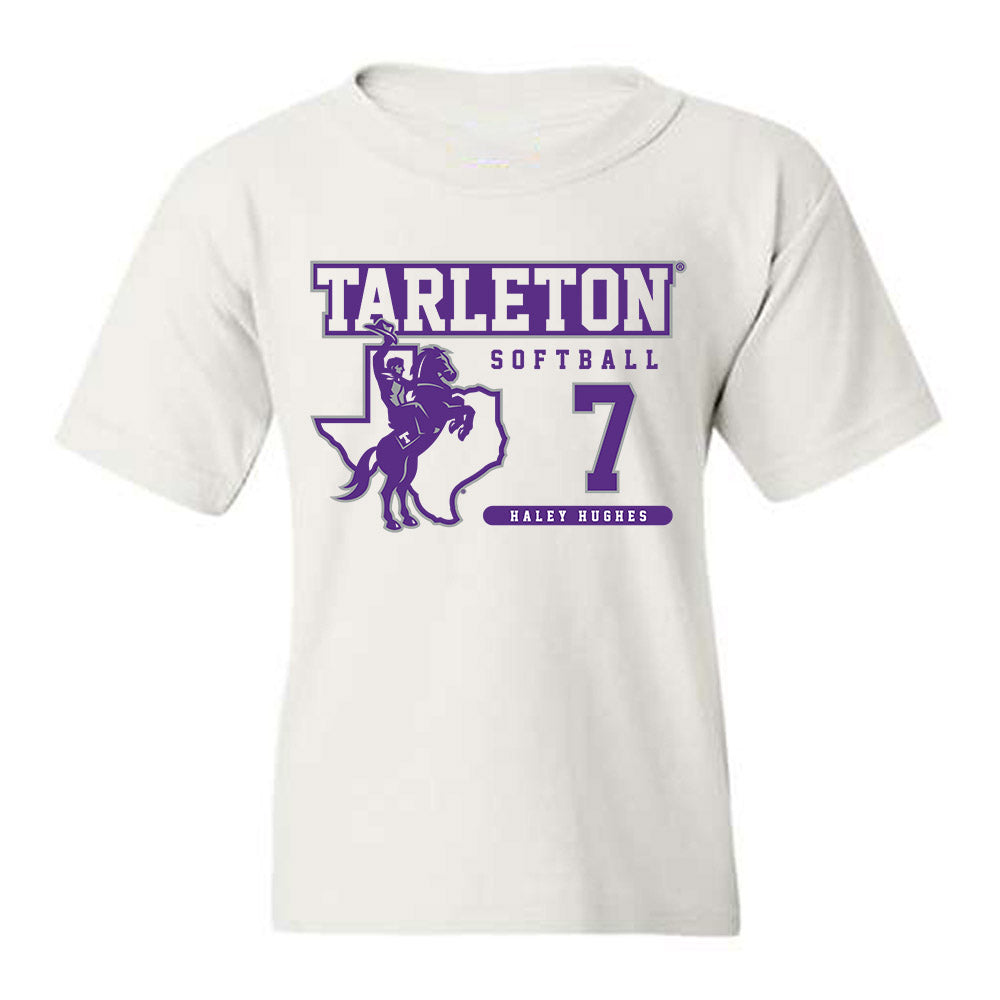 Tarleton State - NCAA Softball : Haley Hughes - Classic Fashion Shersey Youth T-Shirt-0