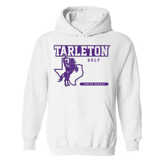 Tarleton State - NCAA Women's Golf : Louise Depadt - Classic Fashion Shersey Hooded Sweatshirt-0