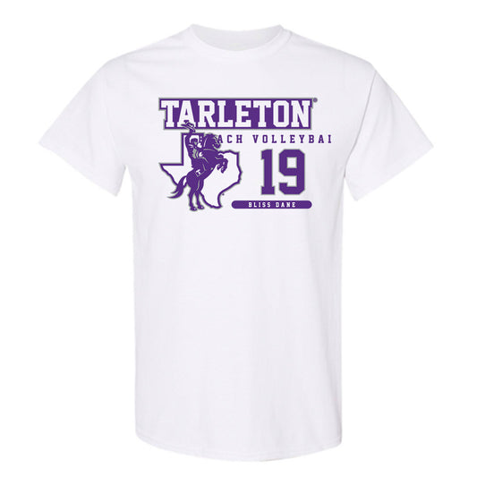 Tarleton State - NCAA Beach Volleyball : Bliss Dane - Classic Fashion Shersey T-Shirt-0