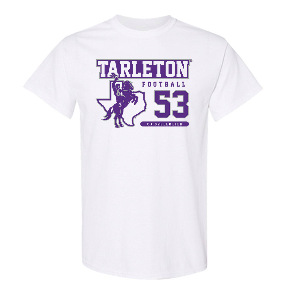 Tarleton State - NCAA Football : CJ Spellmeier - Classic Fashion Shersey T-Shirt-0