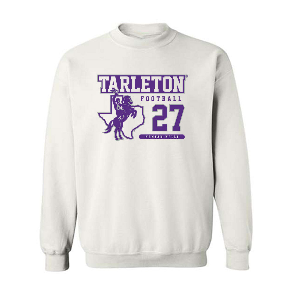 Tarleton State - NCAA Football : Kenyan Kelly - Classic Fashion Shersey Crewneck Sweatshirt-0