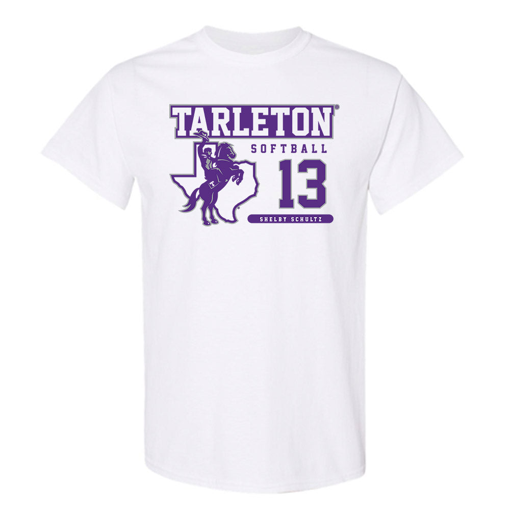 Tarleton State - NCAA Softball : Shelby Schultz - Classic Fashion Shersey T-Shirt-0