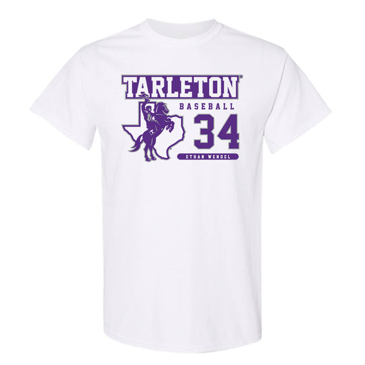 Tarleton State - NCAA Baseball : Ethan Wendel - Classic Fashion Shersey T-Shirt-0