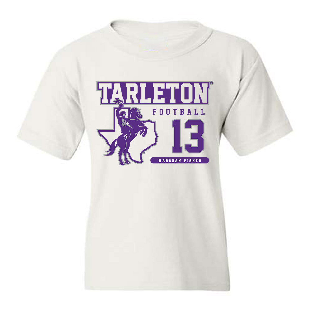 Tarleton State - NCAA Football : Marsean Fisher - Classic Fashion Shersey Youth T-Shirt-0