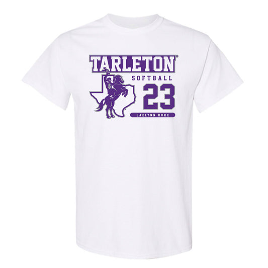 Tarleton State - NCAA Softball : Jaelynn Duke - Classic Fashion Shersey T-Shirt-0