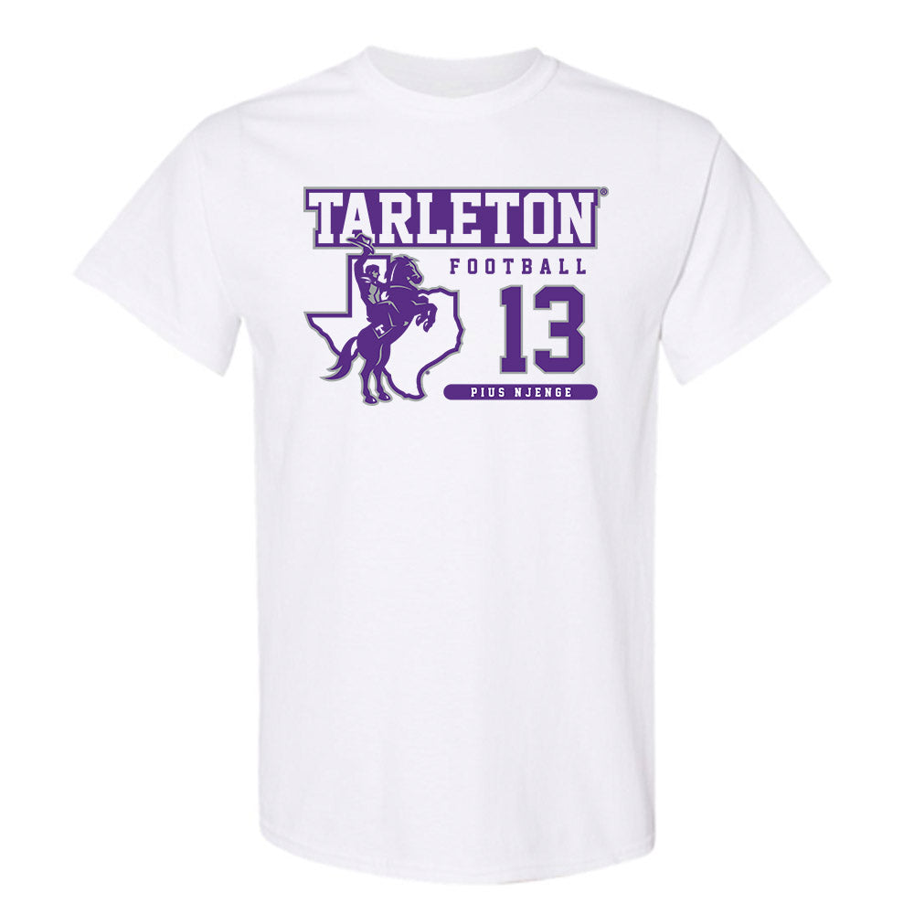 Tarleton State - NCAA Football : Pius Njenge - Classic Fashion Shersey T-Shirt-0