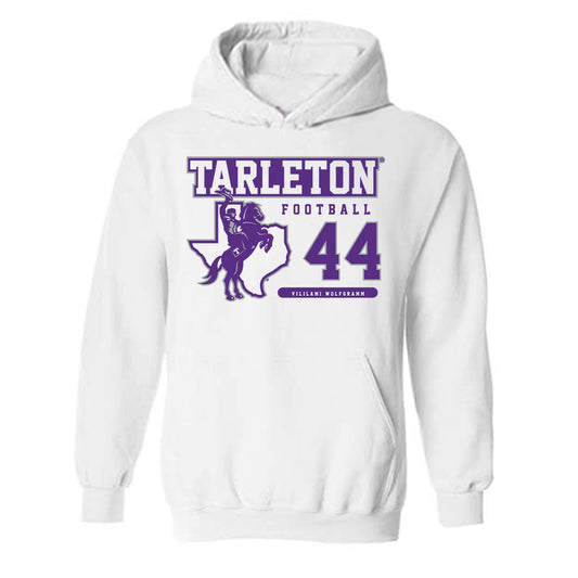 Tarleton State - NCAA Football : Vililami Wolfgramm - Classic Fashion Shersey Hooded Sweatshirt