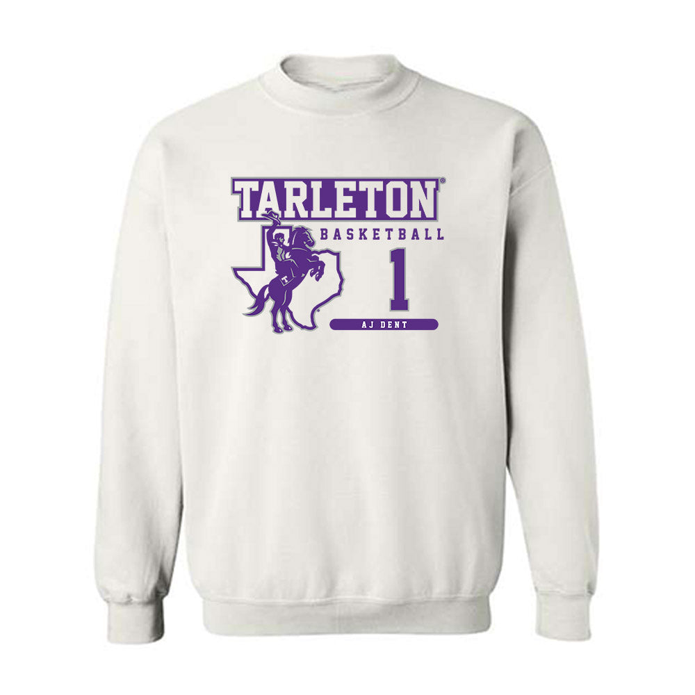 Tarleton State - NCAA Men's Basketball : Aj Dent - Classic Fashion Shersey Crewneck Sweatshirt-0