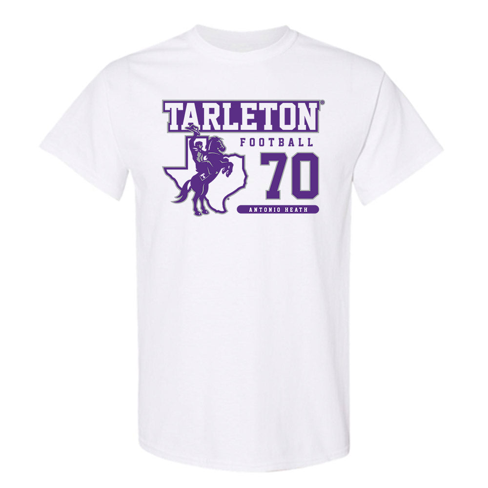 Tarleton State - NCAA Football : Antonio Heath - Classic Fashion Shersey T-Shirt-0