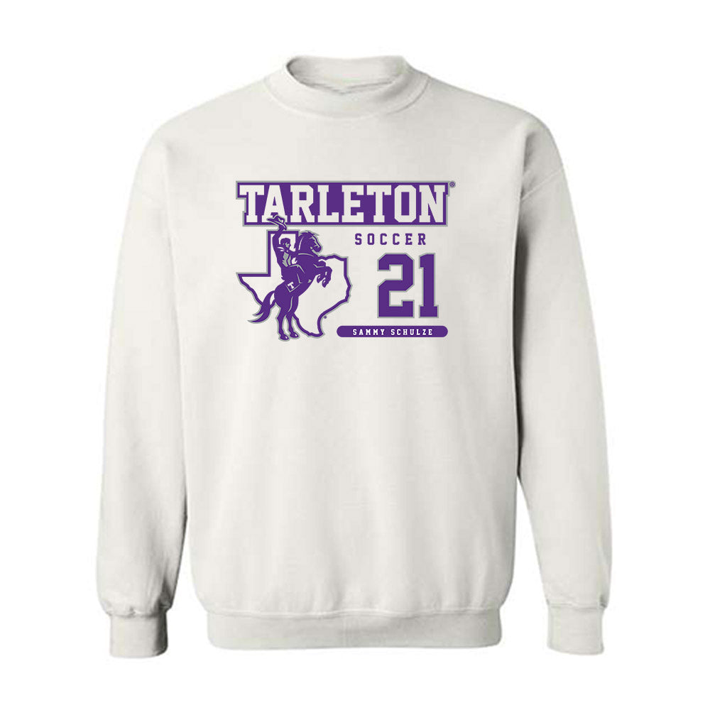 Tarleton State - NCAA Women's Soccer : Sammy Schulze - Classic Fashion Shersey Crewneck Sweatshirt-0
