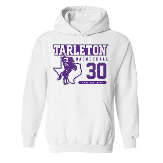 Tarleton State - NCAA Women's Basketball : Caroline Lyles - Classic Fashion Shersey Hooded Sweatshirt-0